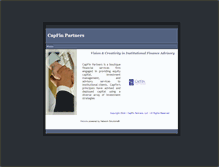 Tablet Screenshot of capfinpartners.com